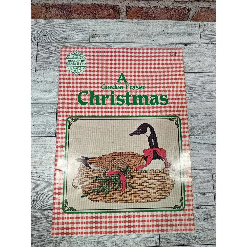 1984 Gordon Fraser Christmas Goose Cross Stitch Pattern Book #1503